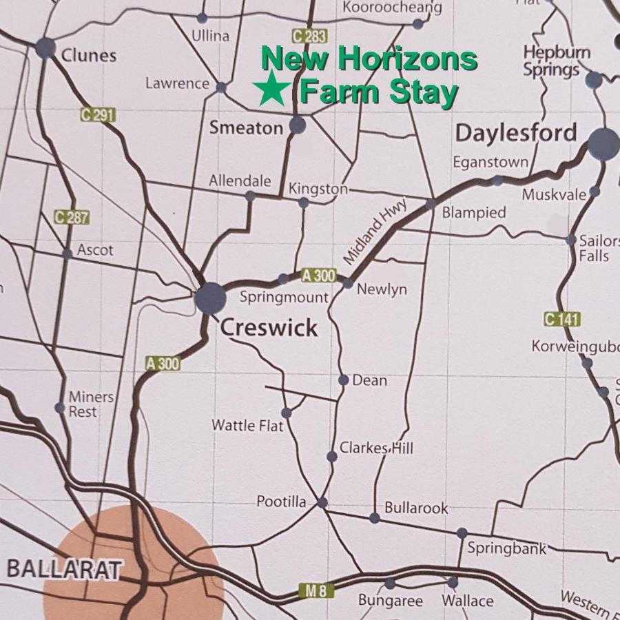 New Horizons Farm Stay Smeaton Екстер'єр фото